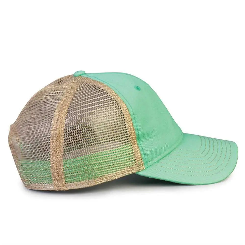The Game GB880 Soft Trucker Cap - Gumdrop - Mint Sand / One Size Fits Most