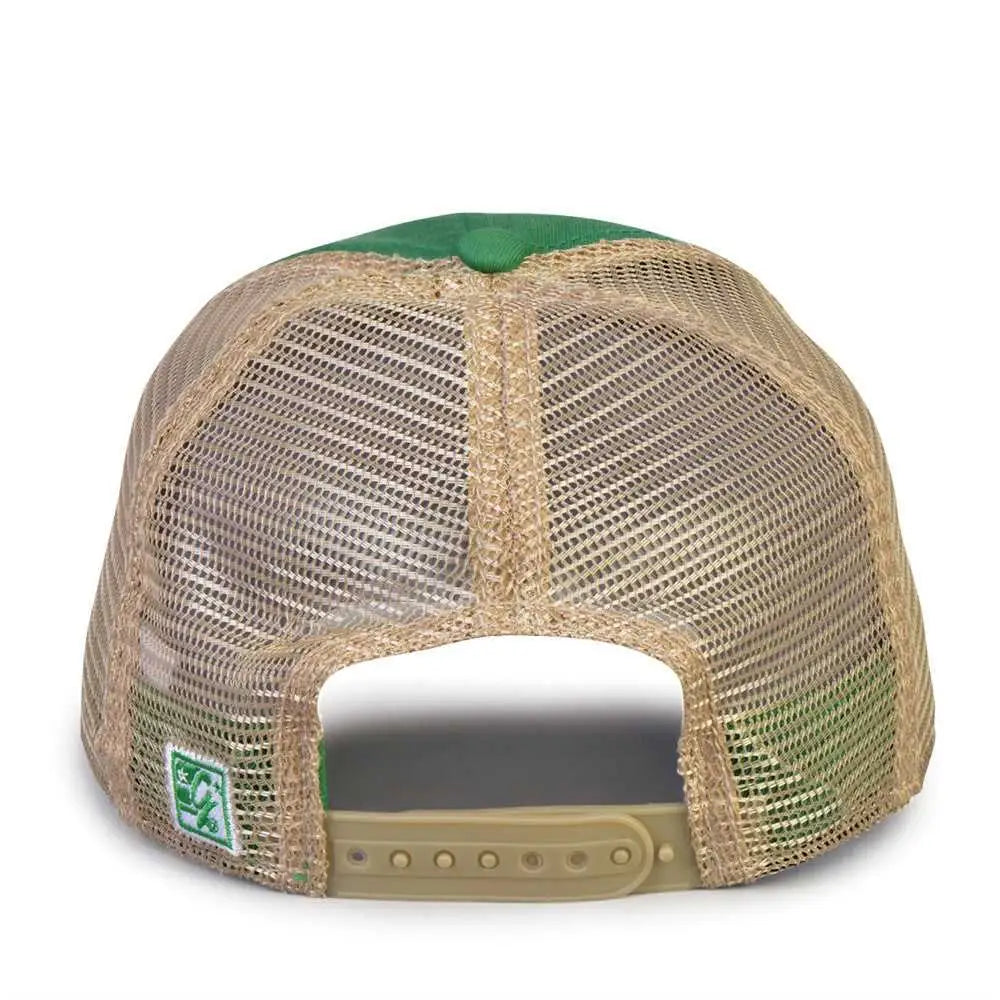 The Game GB880 Soft Trucker Cap - Kelly - Kelly Sand / One Size Fits Most