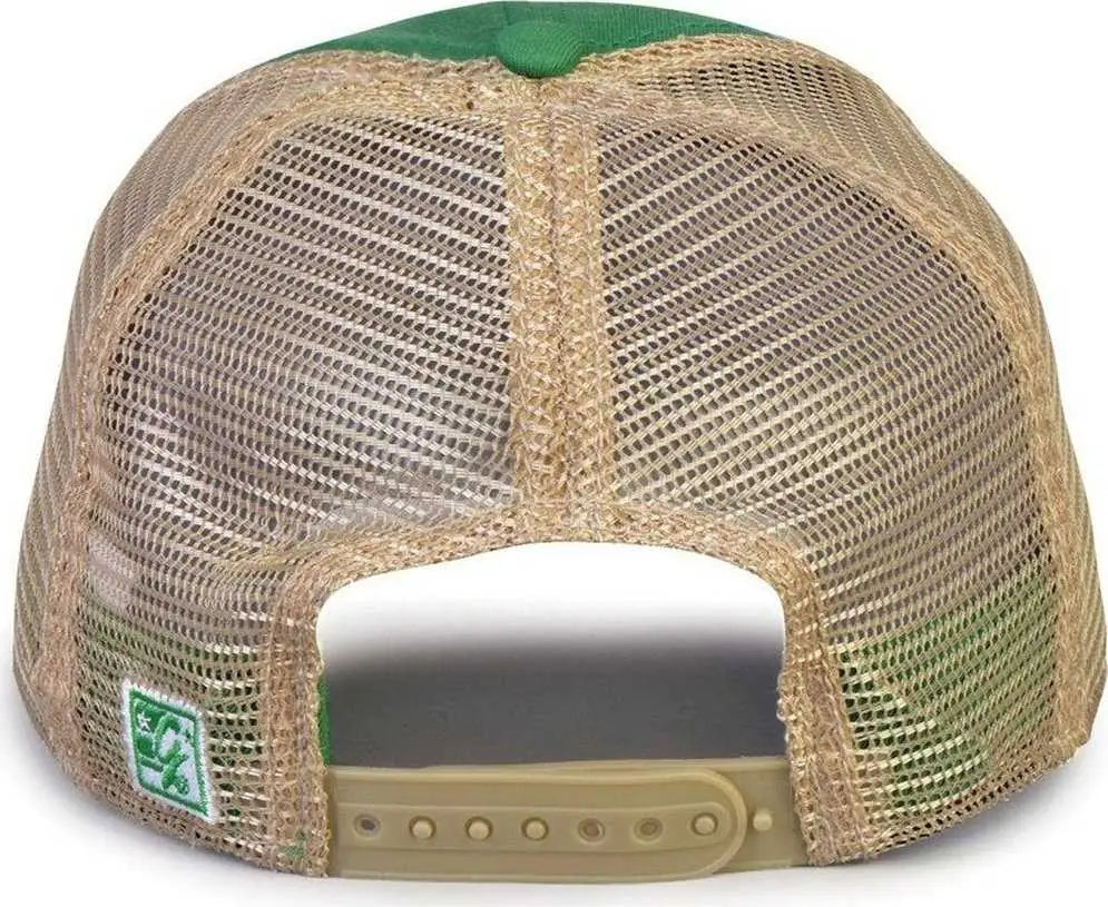 The Game GB880 Soft Trucker Cap - Kelly - Kelly Sand / One Size Fits Most