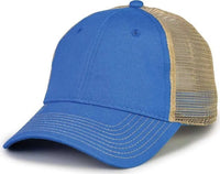 The Game GB880 Soft Trucker Cap - La Blue - Blue Sand / One Size Fits Most