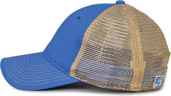 The Game GB880 Soft Trucker Cap - La Blue - Blue Sand / One Size Fits Most