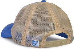 The Game GB880 Soft Trucker Cap - La Blue - Blue Sand / One Size Fits Most
