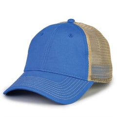 The Game GB880 Soft Trucker Cap - La Blue - Blue Sand / One Size Fits Most