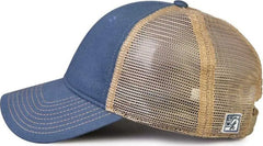 The Game GB880 Soft Trucker Cap - Marine - Navy Sand / One Size Fits Most