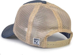 The Game GB880 Soft Trucker Cap - Marine - Navy Sand / One Size Fits Most