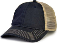 The Game GB880 Soft Trucker Cap - Navy - Navy Sand / One Size Fits Most
