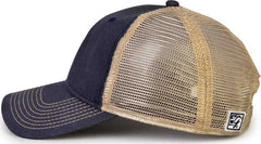 The Game GB880 Soft Trucker Cap - Navy - Navy Sand / One Size Fits Most