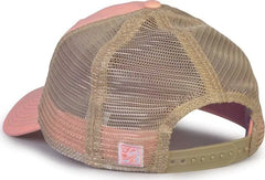 The Game GB880 Soft Trucker Cap - Pink - Pink Sand / One Size Fits Most