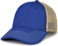 The Game GB880 Soft Trucker Cap - Royal - Royal Sand / One Size Fits Most