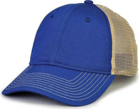 The Game GB880 Soft Trucker Cap - Royal - Royal Sand / One Size Fits Most