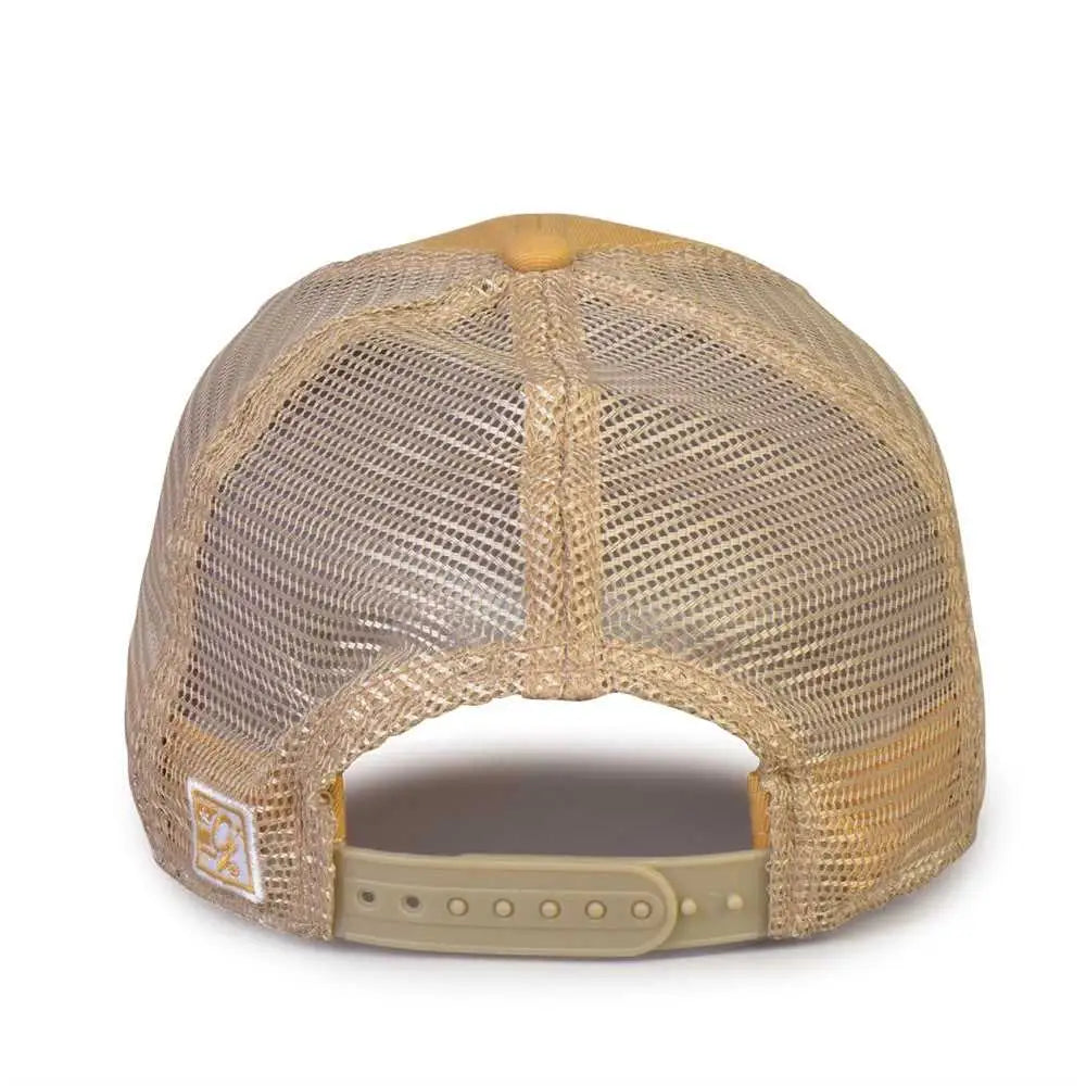 The Game GB880 Soft Trucker Cap - Spirit Gold - Gold Sand / One Size Fits Most