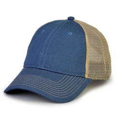 The Game GB880 Soft Trucker Cap - Vintage Blue - Blue Sand / One Size Fits Most