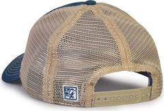 The Game GB880 Soft Trucker Cap - Vintage Blue - Blue Sand / One Size Fits Most