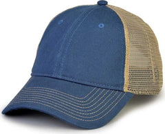 The Game GB880 Soft Trucker Cap - Vintage Blue - Blue Sand / One Size Fits Most
