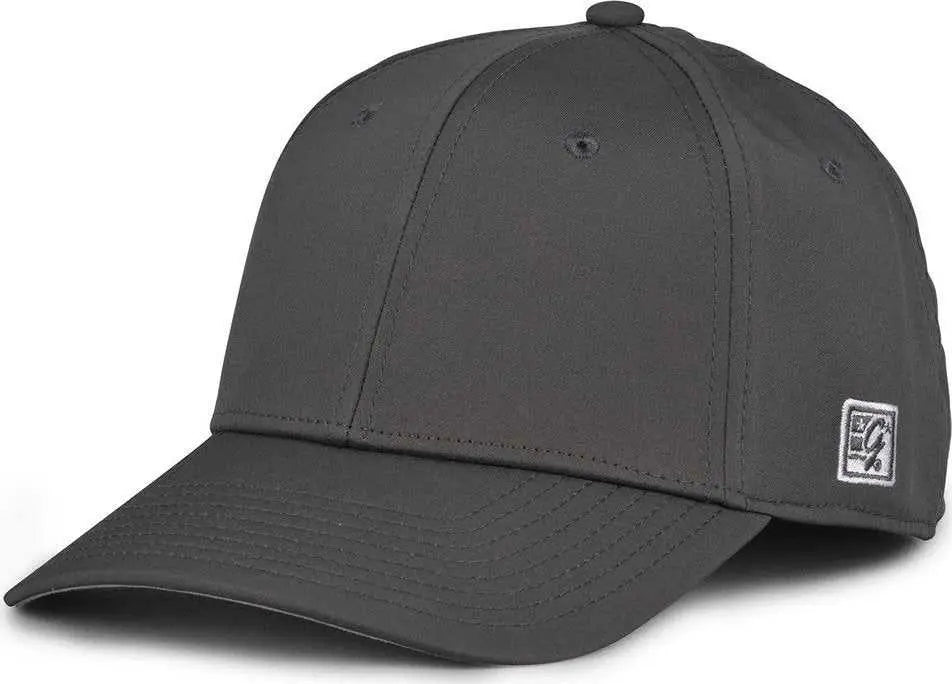 The Game GB903 Precurved Gamechanger Cap - Graphite - Dark Gray / 6 1/2’’ - 6 3/4’’