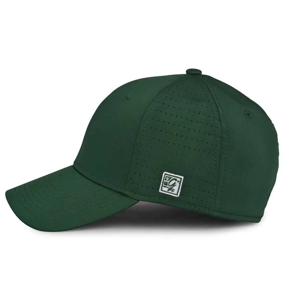 The Game GB904 Precurved Perforated Gamechanger Cap - Dark Green