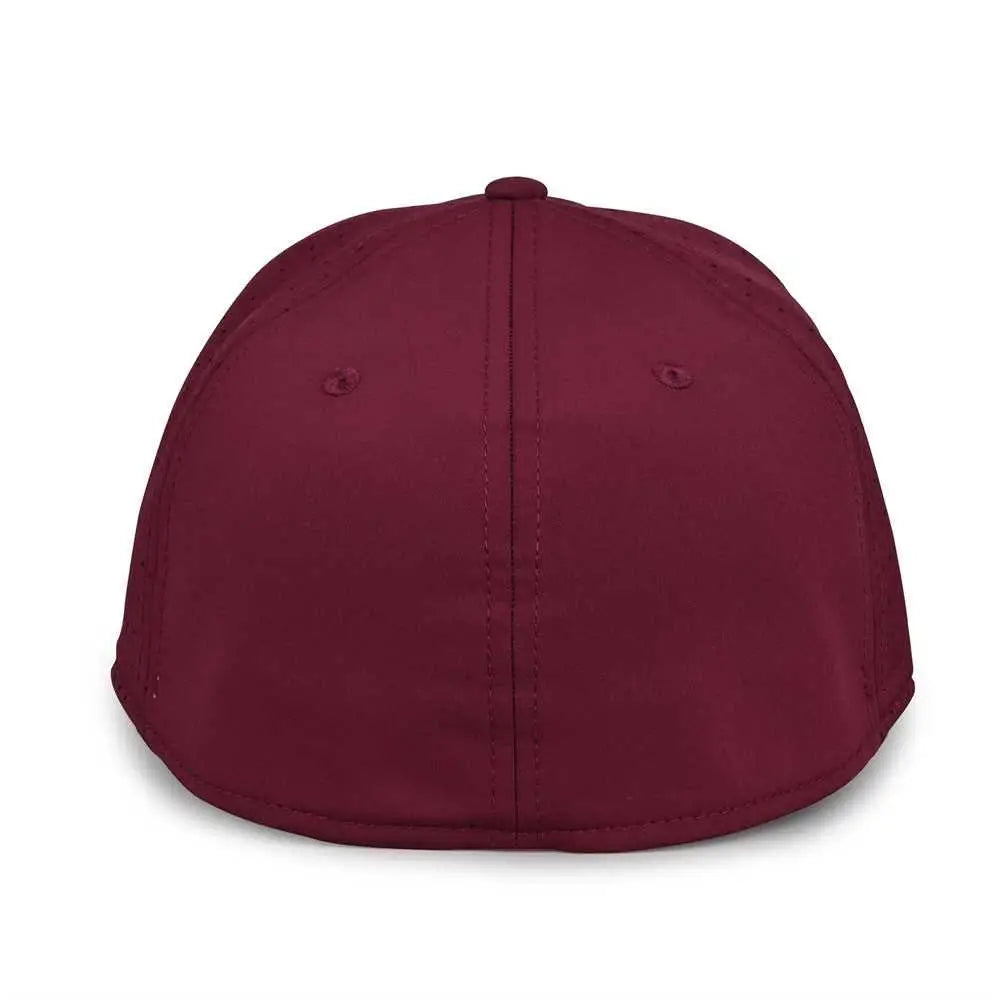 The Game GB904 Precurved Perforated Gamechanger Cap - Dark Maroon