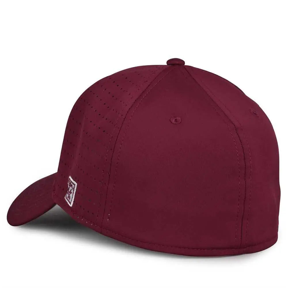 The Game GB904 Precurved Perforated Gamechanger Cap - Dark Maroon