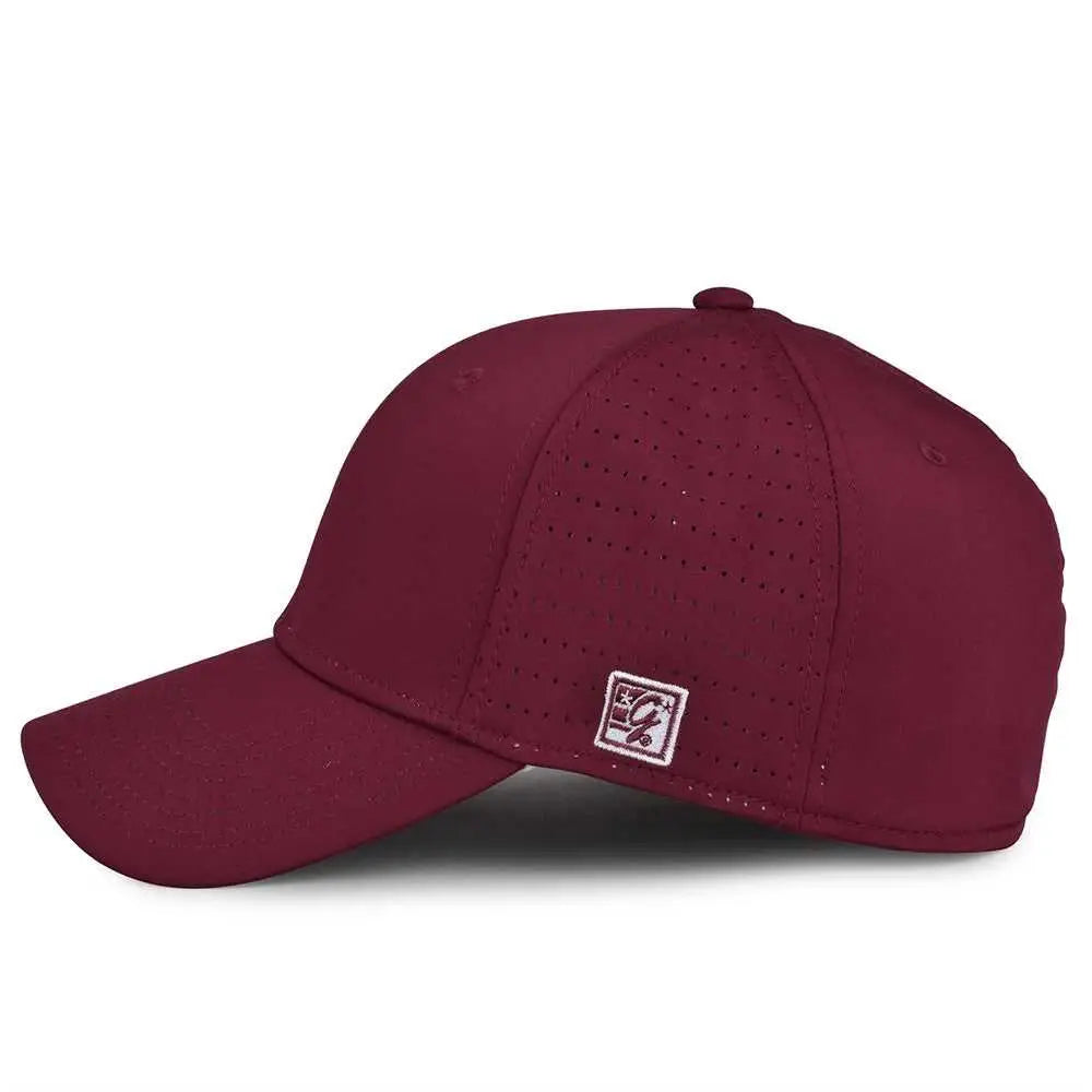 The Game GB904 Precurved Perforated Gamechanger Cap - Dark Maroon