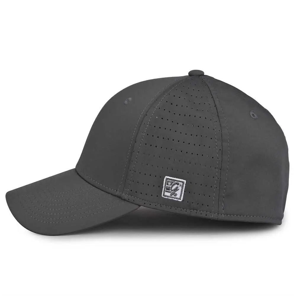 The Game GB904 Precurved Perforated Gamechanger Cap - Graphite