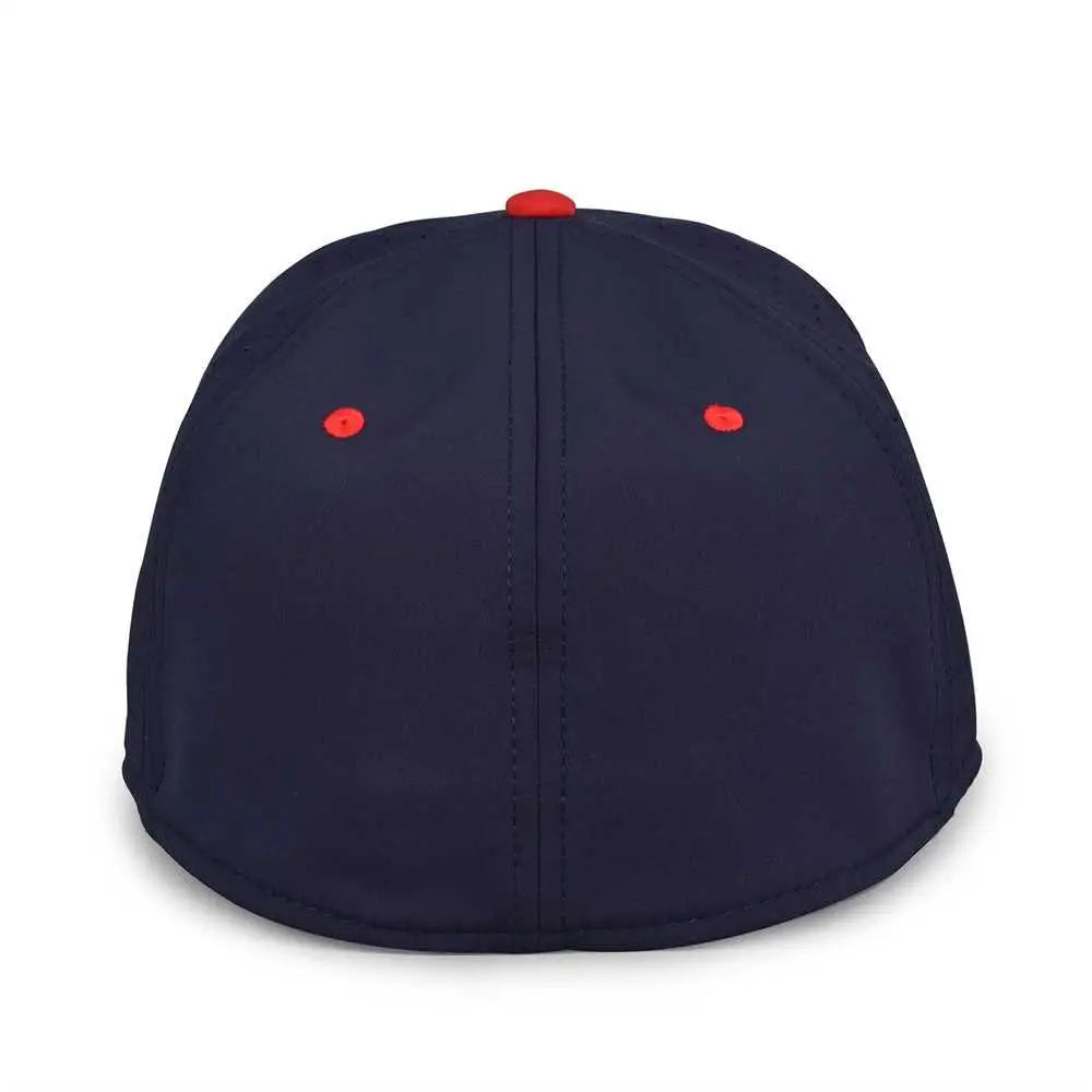 The Game GB904 Precurved Perforated Gamechanger Cap - Navy Red
