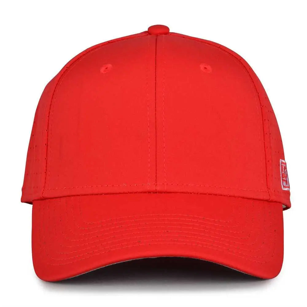 The Game GB904 Precurved Perforated Gamechanger Cap - Red