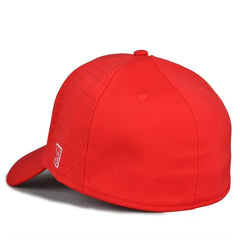 The Game GB904 Precurved Perforated Gamechanger Cap Red