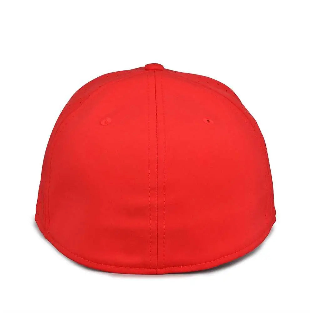 The Game GB904 Precurved Perforated Gamechanger Cap - Red