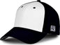 The Game GB904 Precurved Perforated Gamechanger Cap White Black White Black / 6 1/2’’ 6 3/4’’