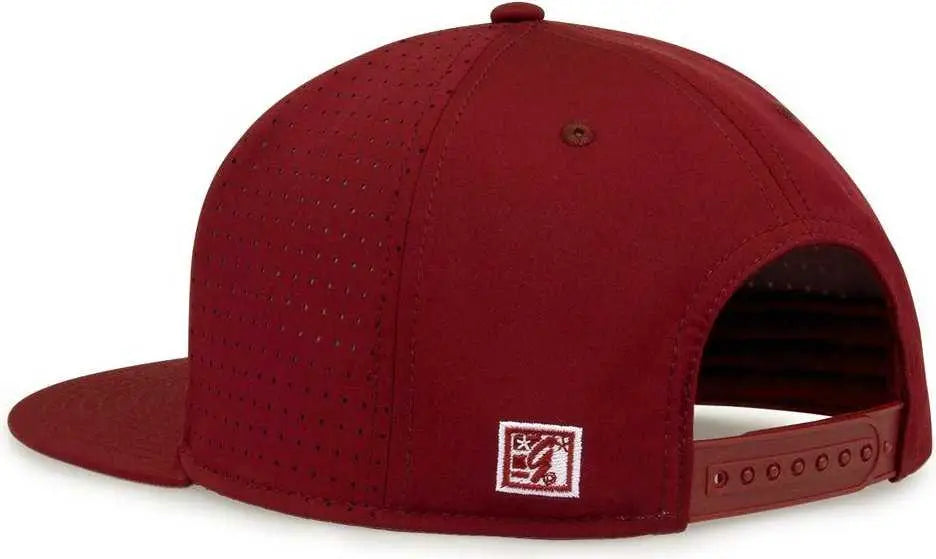 The Game GB906 Perforated GameChanger Snapback Cap - Cardinal - Cardinal / One Size Fits Most