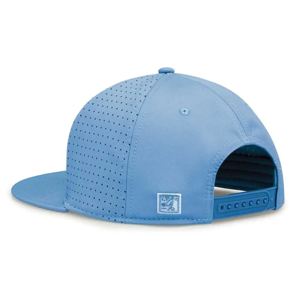 The Game GB906 Perforated GameChanger Snapback Cap - Columbia Blue - Columbia Blue / One Size Fits Most
