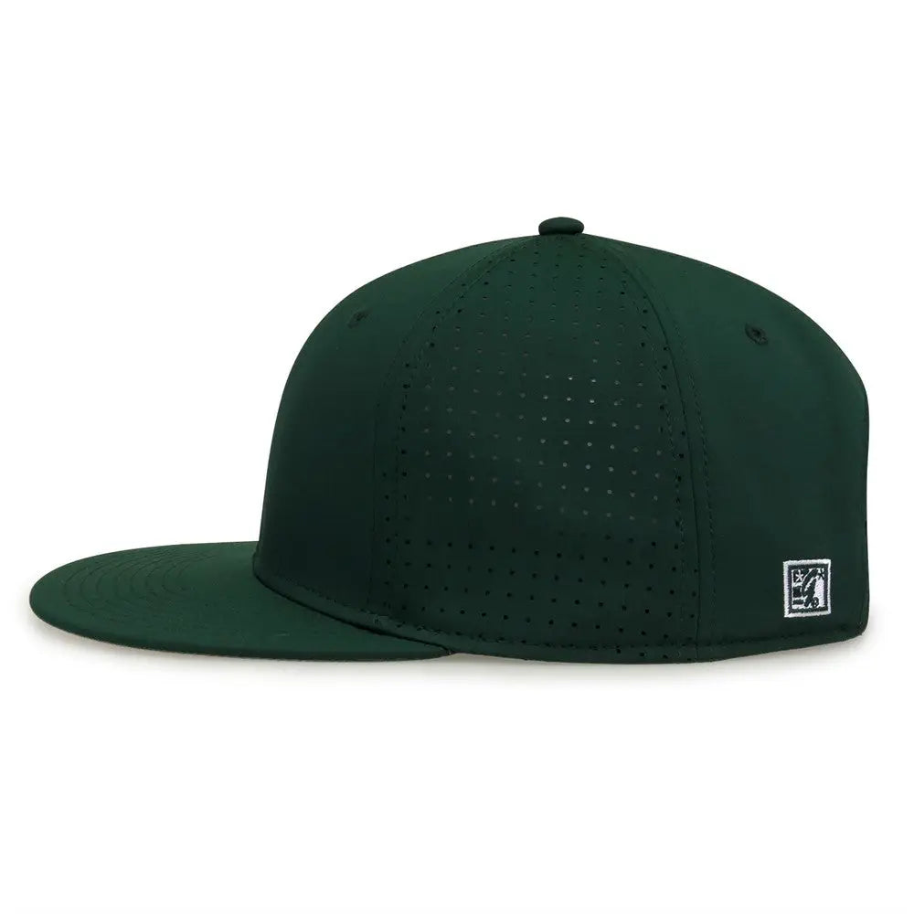 The Game GB906 Perforated GameChanger Snapback Cap - Dark Green - Forest / One Size Fits Most