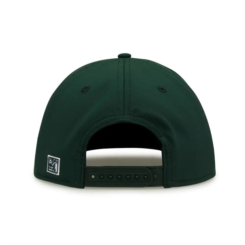 The Game GB906 Perforated GameChanger Snapback Cap - Dark Green - Forest / One Size Fits Most