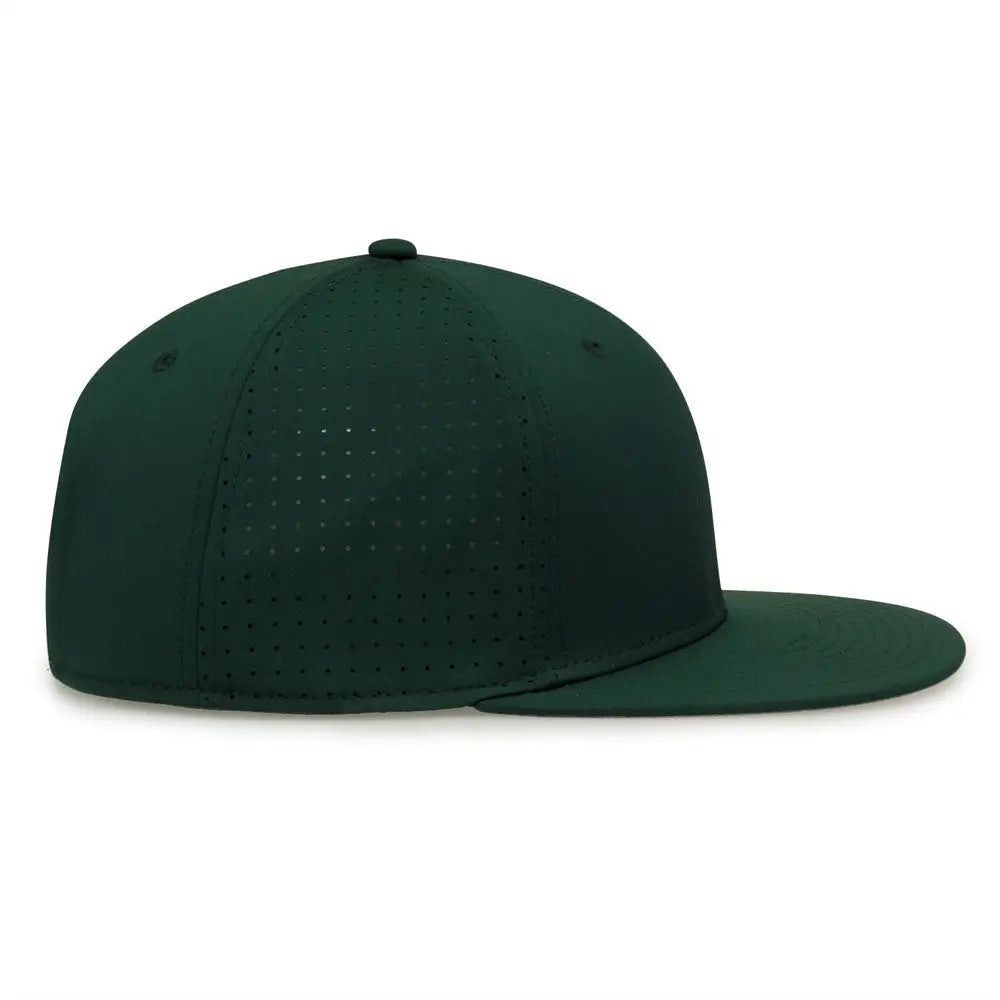 The Game GB906 Perforated GameChanger Snapback Cap - Dark Green - Forest / One Size Fits Most