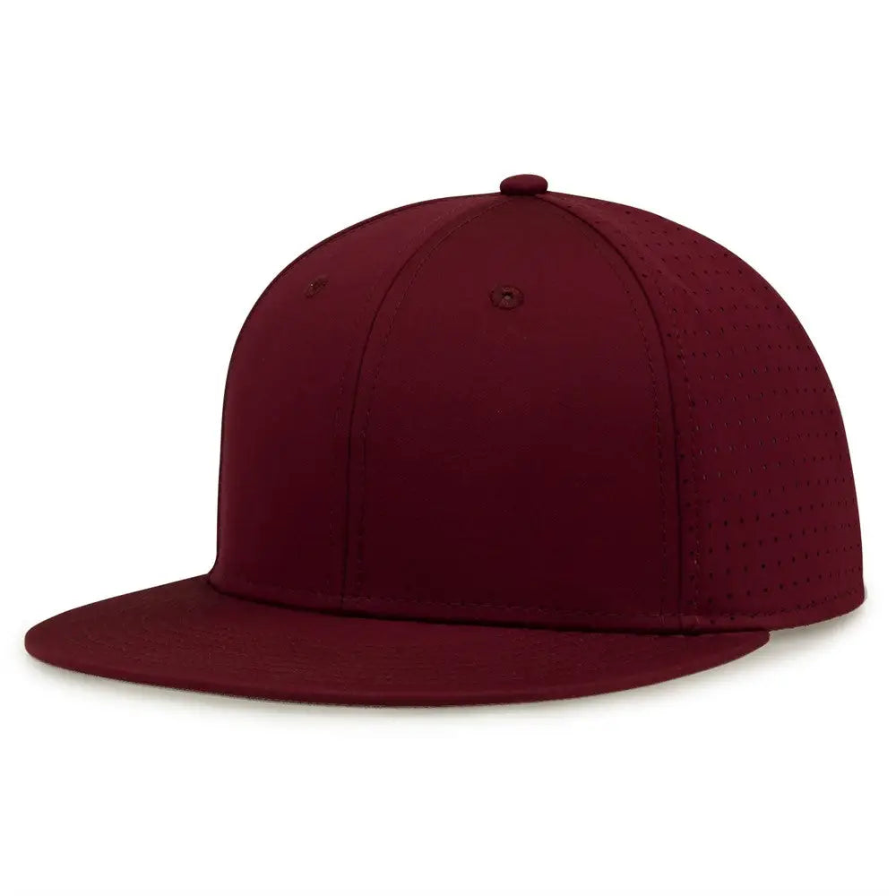 The Game GB906 Perforated GameChanger Snapback Cap - Dark Maroon - Maroon / One Size Fits Most
