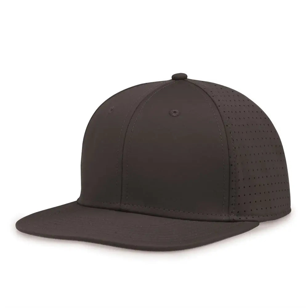The Game GB906 Perforated GameChanger Snapback Cap - Graphite - Dark Gray / One Size Fits Most