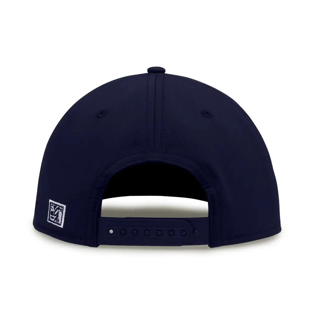 The Game GB906 Perforated GameChanger Snapback Cap - Navy - Navy / One Size Fits Most