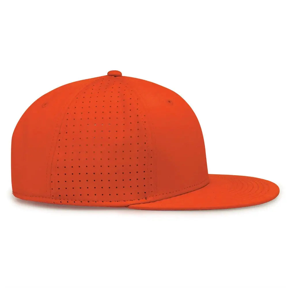 The Game GB906 Perforated GameChanger Snapback Cap - Orange - Orange / One Size Fits Most