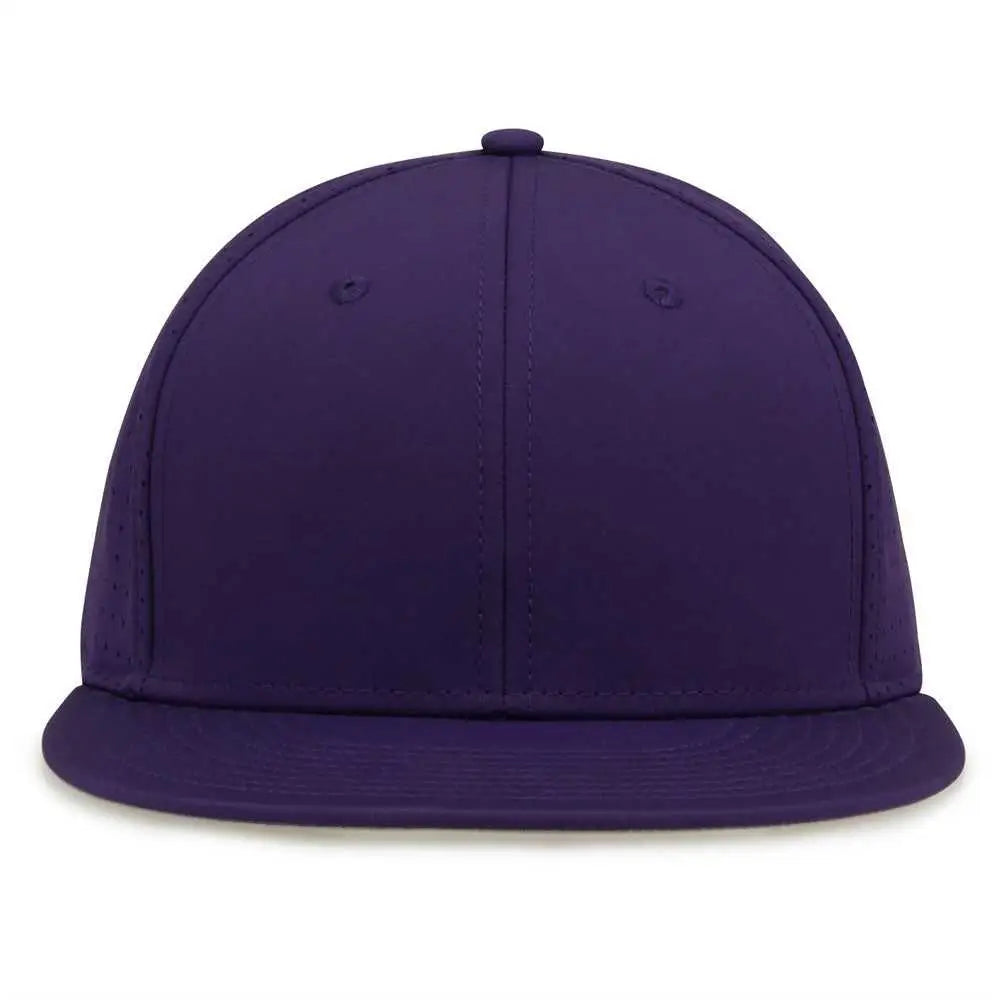 The Game GB906 Perforated GameChanger Snapback Cap - Purple - Purple / One Size Fits Most