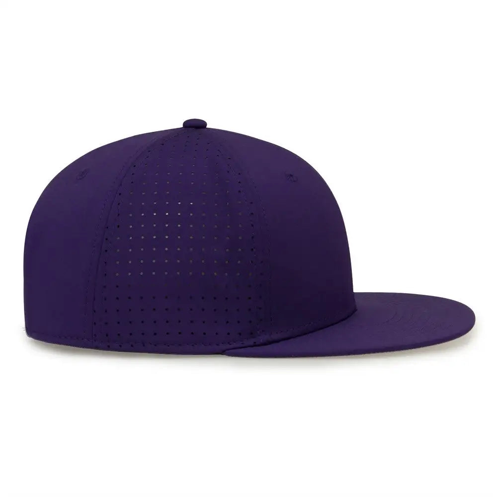 The Game GB906 Perforated GameChanger Snapback Cap - Purple - Purple / One Size Fits Most
