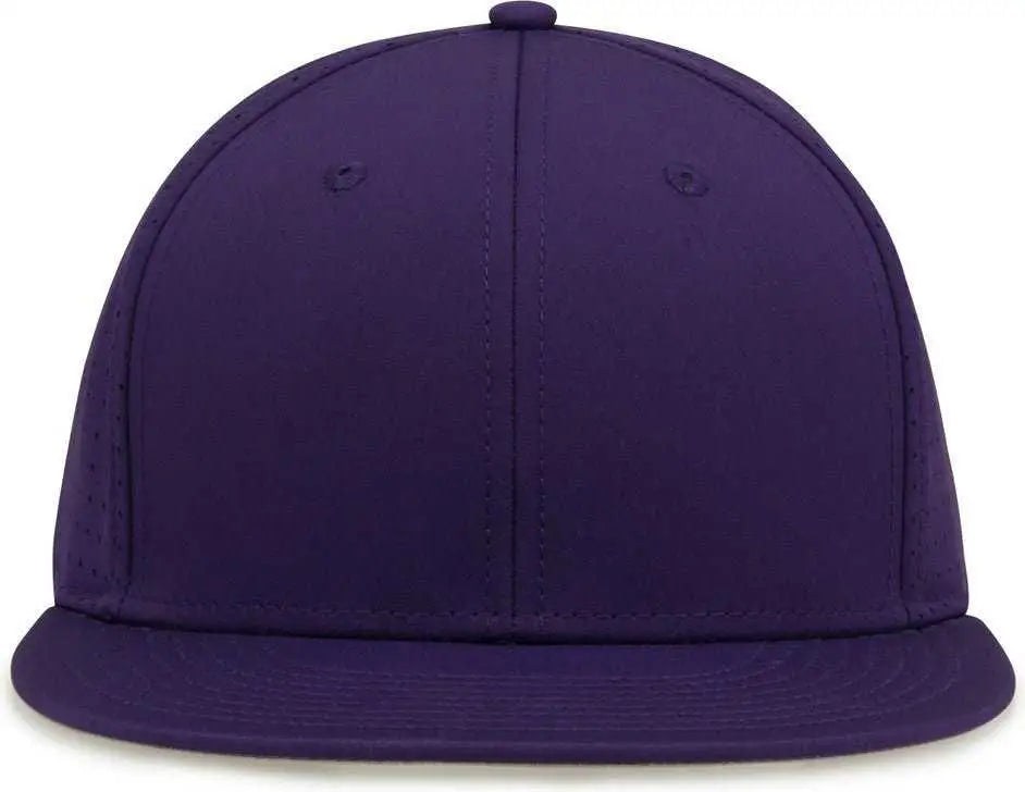 The Game GB906 Perforated GameChanger Snapback Cap - Purple - Purple / One Size Fits Most