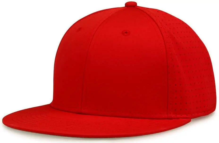 The Game GB906 Perforated GameChanger Snapback Cap - Red - Red / One Size Fits Most