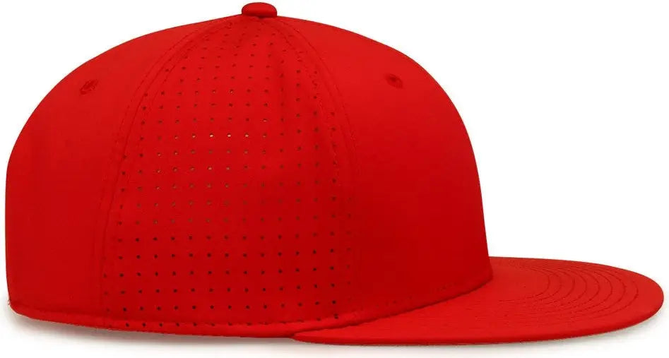 The Game GB906 Perforated GameChanger Snapback Cap - Red - Red / One Size Fits Most
