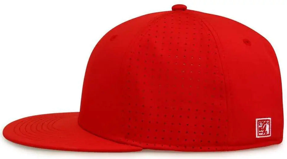 The Game GB906 Perforated GameChanger Snapback Cap - Red - Red / One Size Fits Most