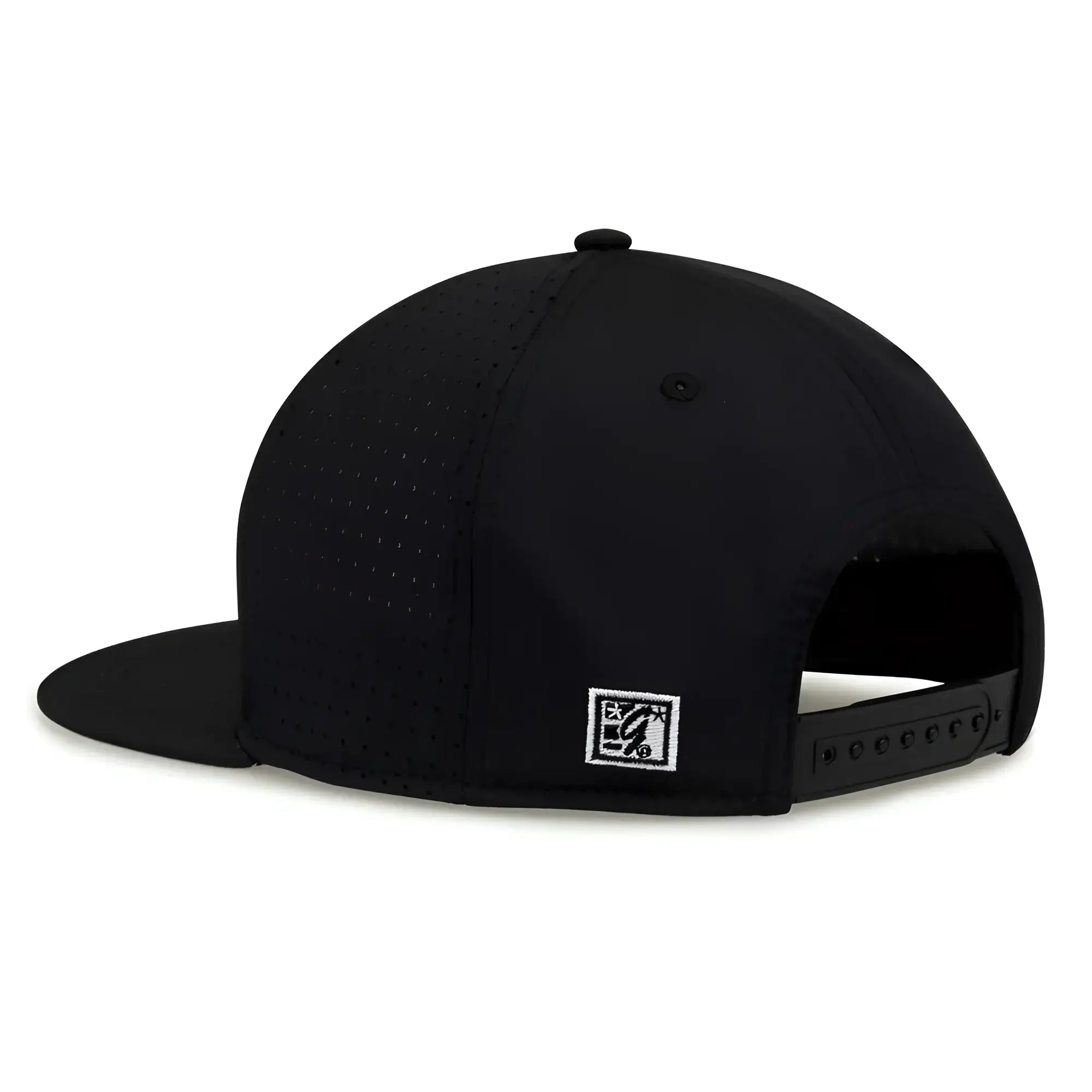 The Game GB906Y Youth Perforated GameChanger Snapback Cap - Black - Black / Youth One Size Fits Most