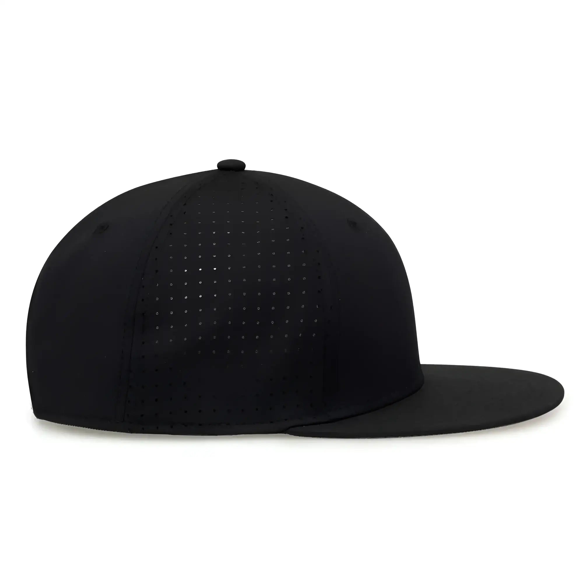 The Game GB906Y Youth Perforated GameChanger Snapback Cap - Black - Black / Youth One Size Fits Most