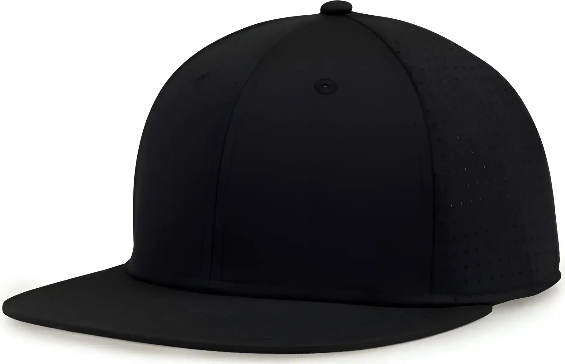 The Game GB906Y Youth Perforated GameChanger Snapback Cap Black Black / Youth One Size Fits Most