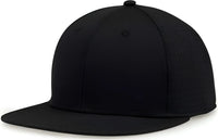 The Game GB906Y Youth Perforated GameChanger Snapback Cap Black Black / Youth One Size Fits Most
