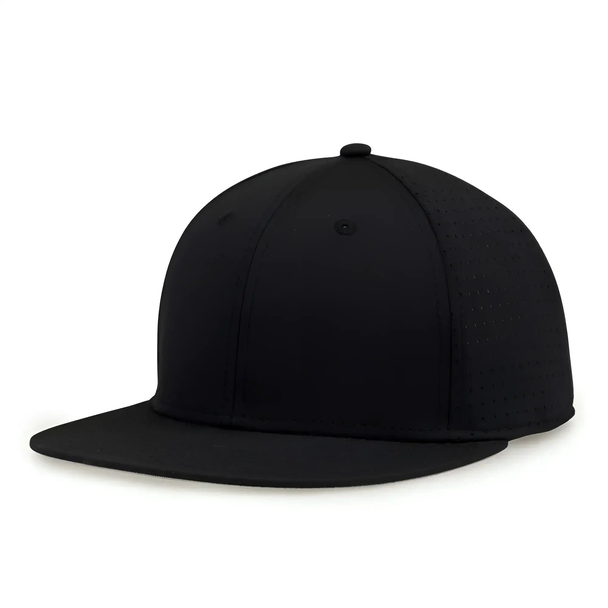 The Game GB906Y Youth Perforated GameChanger Snapback Cap - Black - Black / Youth One Size Fits Most