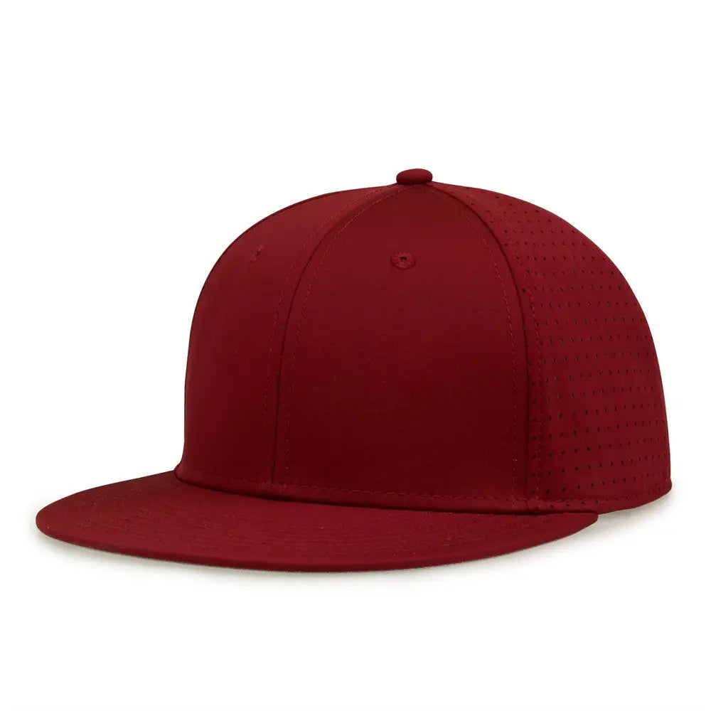 The Game GB906Y Youth Perforated GameChanger Snapback Cap - Cardinal - Cardinal / Youth One Size Fits Most